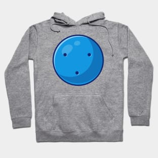 Hockey Blue Small Training Ball Hoodie